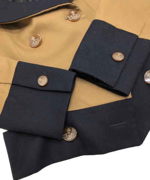 Vivienne Westwood RED LABEL（ヴィヴィアンウエストウッドレッドレーベル）Vivienne Westwood RED LABEL (ヴィヴィアンウエストウッドレッドレーベル) 変形テーラードジャケット ブラウン サイズ:3の古着・服飾アイテム