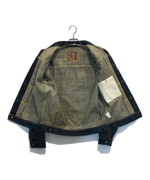 Geruga（ゲルガ）Geruga (ゲルガ) 14オンスラウンドカラーデニムジャケット インディゴ サイズ:2の古着・服飾アイテム
