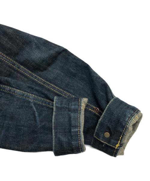 Geruga（ゲルガ）Geruga (ゲルガ) 14オンスラウンドカラーデニムジャケット インディゴ サイズ:2の古着・服飾アイテム