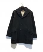 Gerugaゲルガ）の古着「SHAWL COLLAR WOOL COAT」｜ブラック