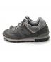 NEW BALANCE (ニューバランス) ローカットスニーカー グレー サイズ:サイズ9(27CM)：15000円