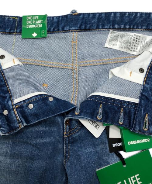 DSQUARED2（ディースクエアード）DSQUARED2 (ディースクエアード) SKATER JEANS インディゴ サイズ:50 未使用品の古着・服飾アイテム