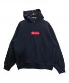 SUPREMEシュプリーム）の古着「BOX LOGO HOODED SWEATSHIRT」｜ネイビー