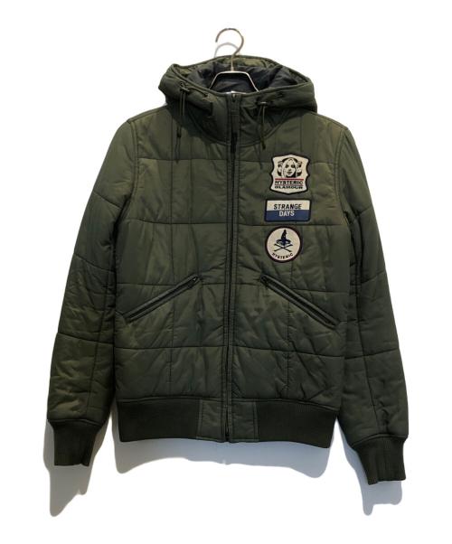Hysteric Glamour（ヒステリックグラマー）Hysteric Glamour (ヒステリックグラマー) 中綿ジャケット グリーン サイズ:Mの古着・服飾アイテム