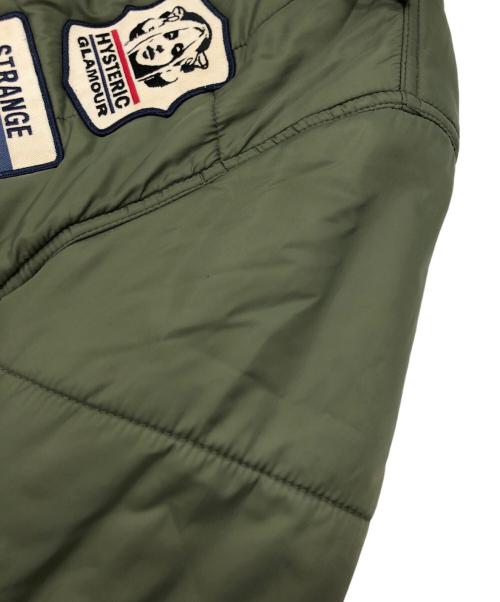 Hysteric Glamour（ヒステリックグラマー）Hysteric Glamour (ヒステリックグラマー) 中綿ジャケット グリーン サイズ:Mの古着・服飾アイテム