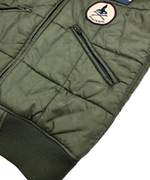 Hysteric Glamour（ヒステリックグラマー）Hysteric Glamour (ヒステリックグラマー) 中綿ジャケット グリーン サイズ:Mの古着・服飾アイテム