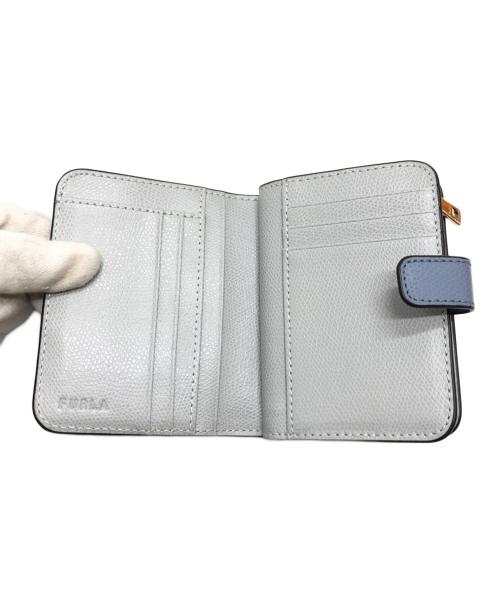 FURLA（フルラ）FURLA (フルラ) 2つ折り財布 ブルーの古着・服飾アイテム