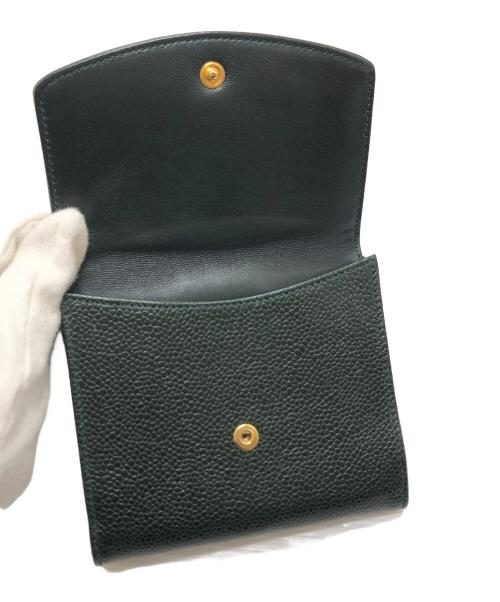 CHANEL（シャネル）CHANEL (シャネル) ココマークウォレット モスグリーン サイズ:表記なしの古着・服飾アイテム