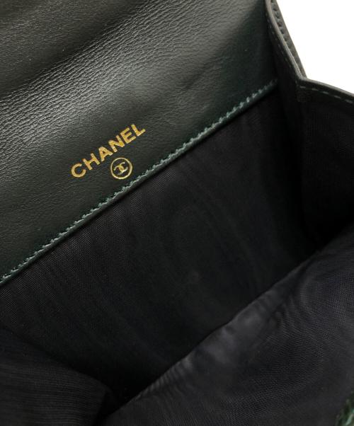 CHANEL（シャネル）CHANEL (シャネル) ココマークウォレット モスグリーン サイズ:表記なしの古着・服飾アイテム