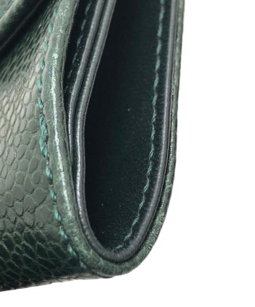 CHANEL（シャネル）CHANEL (シャネル) ココマークウォレット モスグリーン サイズ:表記なしの古着・服飾アイテム