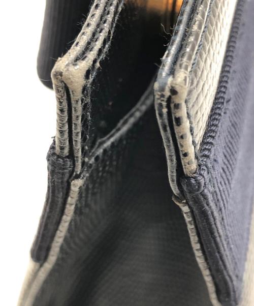 Salvatore Ferragamo（サルヴァトーレ フェラガモ）Salvatore Ferragamo (サルヴァトーレ フェラガモ) ヴァラハンドバッグ ネイビー サイズ:表記なしの古着・服飾アイテム