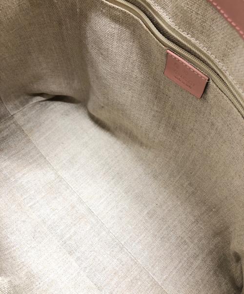 GUCCI（グッチ）GUCCI (グッチ) マイクログッチシマ2WAYバッグ ピンクの古着・服飾アイテム
