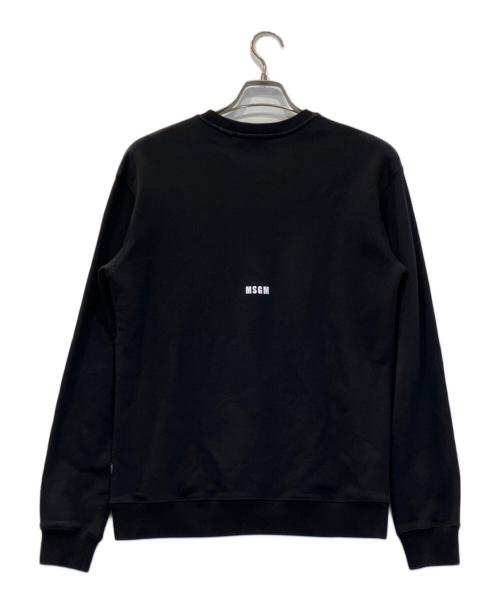 MSGM（エムエスジーエム）MSGM (エムエスジーエム) ロゴプリントスウェット ブラック サイズ:XSの古着・服飾アイテム