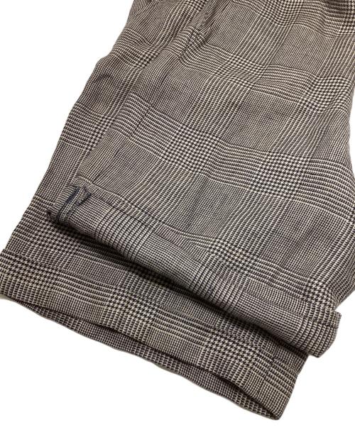 GUCCI（グッチ）GUCCI (グッチ) 千鳥格子柄リネンハーフパンツ ベージュ サイズ:40の古着・服飾アイテム
