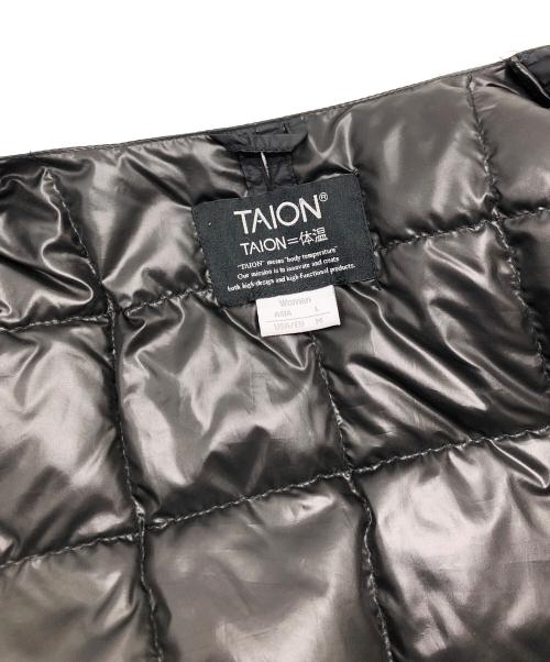 TAION（タイオン）TAION (タイオン) ダウンジャケット ブラック サイズ:Lの古着・服飾アイテム