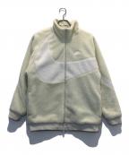 NIKEナイキ）の古着「フルジップ リバーシブル ボア ジャケット」｜グリーン