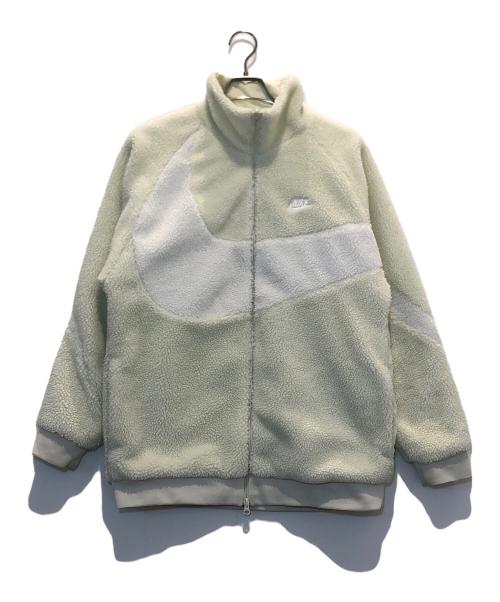 NIKE（ナイキ）NIKE (ナイキ) フルジップ リバーシブル ボア ジャケット グリーン サイズ:XLの古着・服飾アイテム