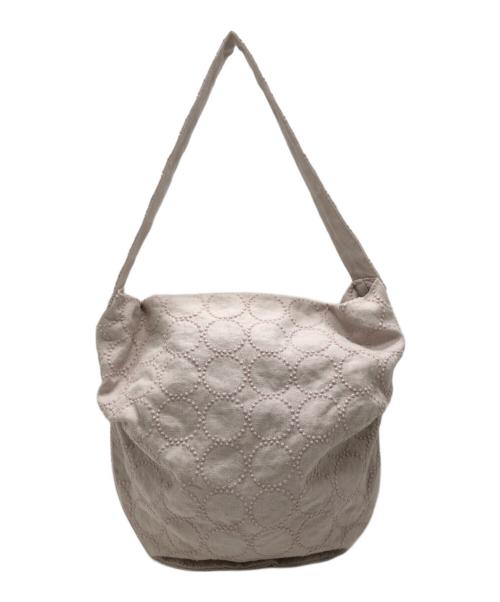 mina perhonen（ミナ ペルホネン）mina perhonen (ミナ ペルホネン) タンバリンショルダーバッグ ピンクの古着・服飾アイテム