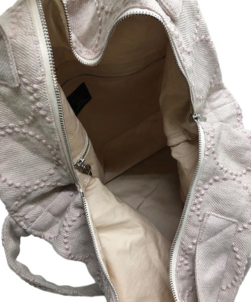 mina perhonen（ミナ ペルホネン）mina perhonen (ミナ ペルホネン) タンバリンショルダーバッグ ピンクの古着・服飾アイテム