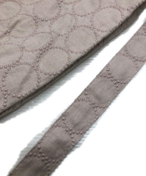 mina perhonen（ミナ ペルホネン）mina perhonen (ミナ ペルホネン) タンバリンショルダーバッグ ピンクの古着・服飾アイテム