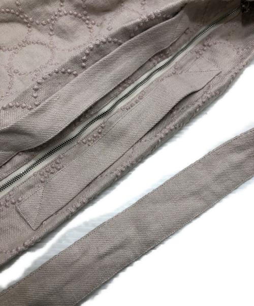 mina perhonen（ミナ ペルホネン）mina perhonen (ミナ ペルホネン) タンバリンショルダーバッグ ピンクの古着・服飾アイテム