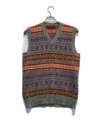 lawrence smith×BEAMSローレンススミス×ビームス）の古着「ニットベスト」｜グレー