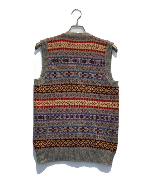 lawrence smith（ローレンススミス）lawrence smith (ローレンススミス) BEAMS (ビームス) ニットベスト グレー サイズ:表記なしの古着・服飾アイテム