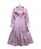 LE PHILル フィル）の古着「SOLOTEXブロードワンピース」｜ピンク