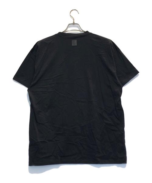 RAF SIMONS（ラフシモンズ）RAF SIMONS (ラフシモンズ) ビッグフィットRロゴTシャツ ブラック サイズ:L 未使用品の古着・服飾アイテム