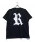 RAF SIMONS（ラフシモンズ）の古着「ビッグフィットRロゴTシャツ」｜ブラック