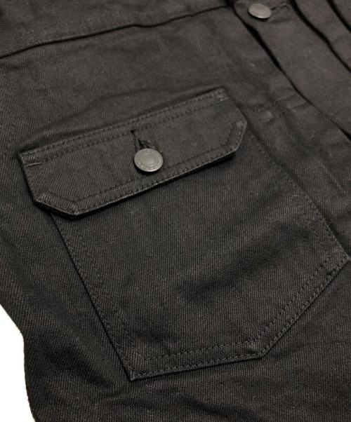 MINEDENIM（マインデニム）MINEDENIM (マインデニム) 2ndタイプデニムジャケット ブラック サイズ:サイズ2 未使用品の古着・服飾アイテム