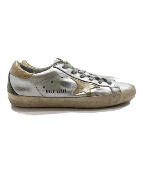 GOLDEN GOOSE（ゴールデングース）GOLDEN GOOSE (ゴールデングース) ユーズド加工スニーカー シルバー サイズ:38の古着・服飾アイテム