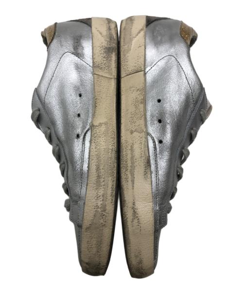 GOLDEN GOOSE（ゴールデングース）GOLDEN GOOSE (ゴールデングース) ユーズド加工スニーカー シルバー サイズ:38の古着・服飾アイテム