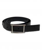 J.M.WESTONジェイエムウエストン）の古着「レザーベルト」｜ブラック