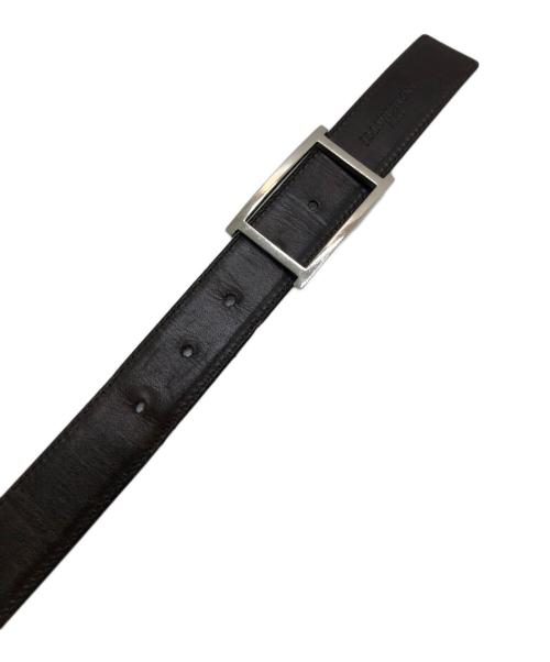 J.M.WESTON（ジェイエムウエストン）J.M.WESTON (ジェイエムウエストン) レザーベルト ブラック サイズ:L-90の古着・服飾アイテム