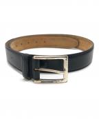 Aldenオールデン）の古着「レザーベルト」｜ブラック