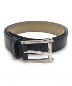 JOHN LOBBジョンロブ）の古着「レザーベルト」｜ブラック