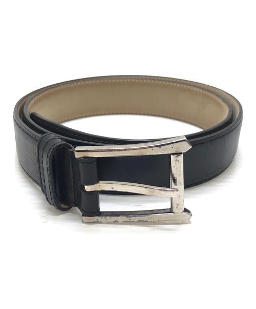 JOHN LOBB（ジョンロブ）JOHN LOBB (ジョンロブ) レザーベルト ブラック サイズ:95の古着・服飾アイテム