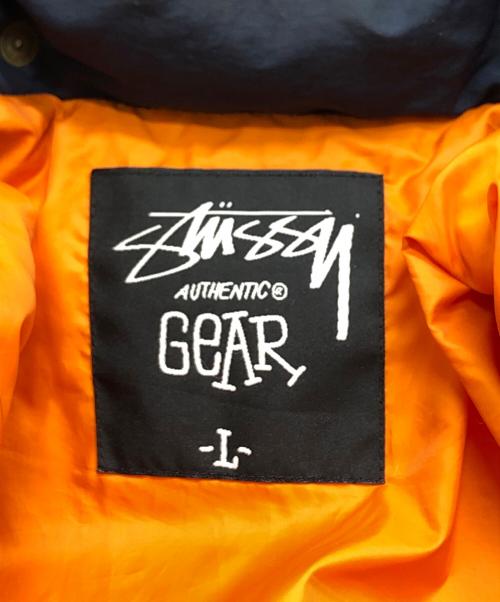 stussy（ステューシー）stussy (ステューシー) ダウンジャケット ネイビー サイズ:Lの古着・服飾アイテム