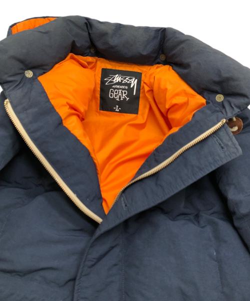 stussy（ステューシー）stussy (ステューシー) ダウンジャケット ネイビー サイズ:Lの古着・服飾アイテム