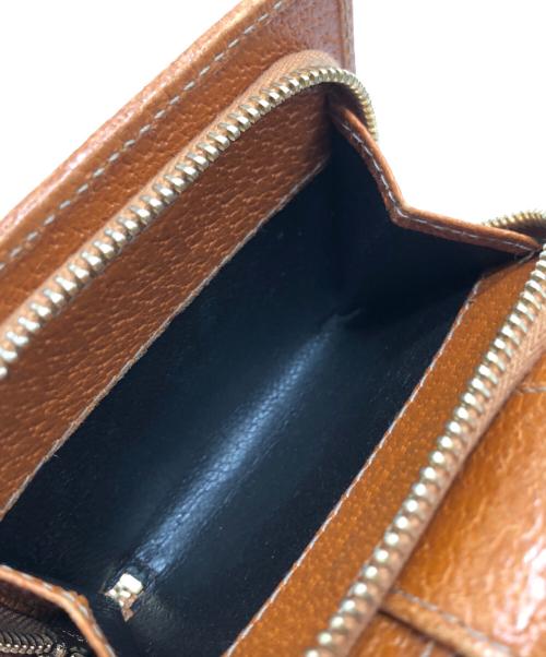 GUCCI（グッチ）GUCCI (グッチ) 二つ折り財布 ブラウンの古着・服飾アイテム