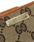 中古・古着 GUCCI (グッチ) 二つ折り財布 ブラウン：7000円