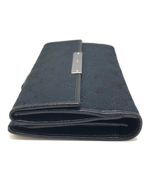 GUCCI（グッチ）GUCCI (グッチ) 長財布 ブラックの古着・服飾アイテム