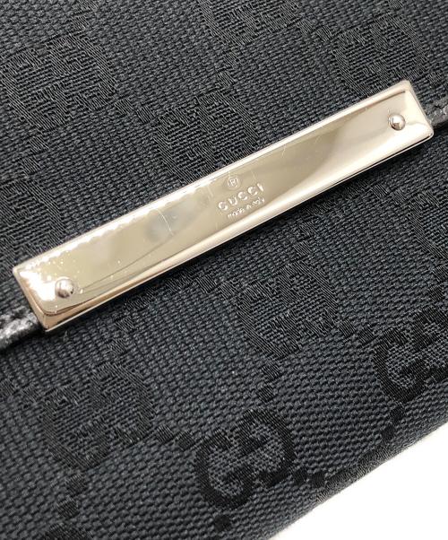 GUCCI（グッチ）GUCCI (グッチ) 長財布 ブラックの古着・服飾アイテム