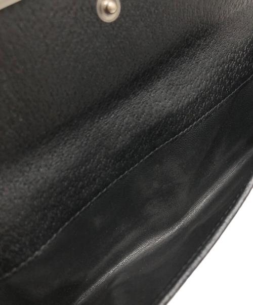 GUCCI（グッチ）GUCCI (グッチ) 長財布 ブラックの古着・服飾アイテム