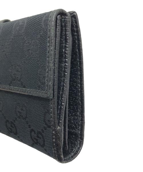 GUCCI（グッチ）GUCCI (グッチ) 長財布 ブラックの古着・服飾アイテム