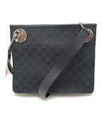 GUCCIグッチ）の古着「GGキャンバスショルダーバッグ」｜ブラック