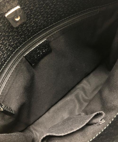 GUCCI（グッチ）GUCCI (グッチ) GGキャンバスショルダーバッグ ブラック サイズ:表記なしの古着・服飾アイテム