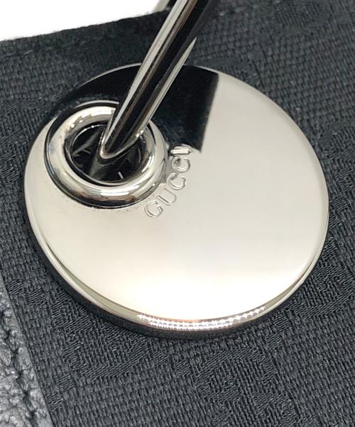GUCCI（グッチ）GUCCI (グッチ) GGキャンバスショルダーバッグ ブラック サイズ:表記なしの古着・服飾アイテム