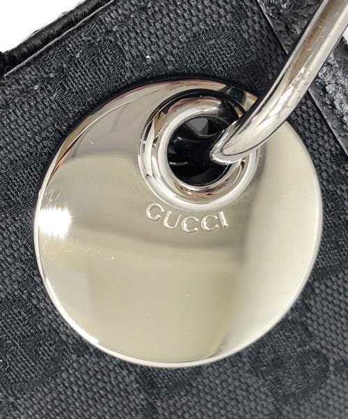 GUCCI（グッチ）GUCCI (グッチ) GGキャンバスショルダーバッグ ブラック サイズ:表記なしの古着・服飾アイテム